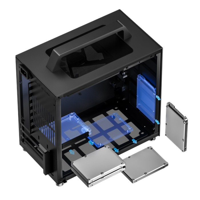 JONSBO T8 PLUS BLACK CASE / CASING ITX