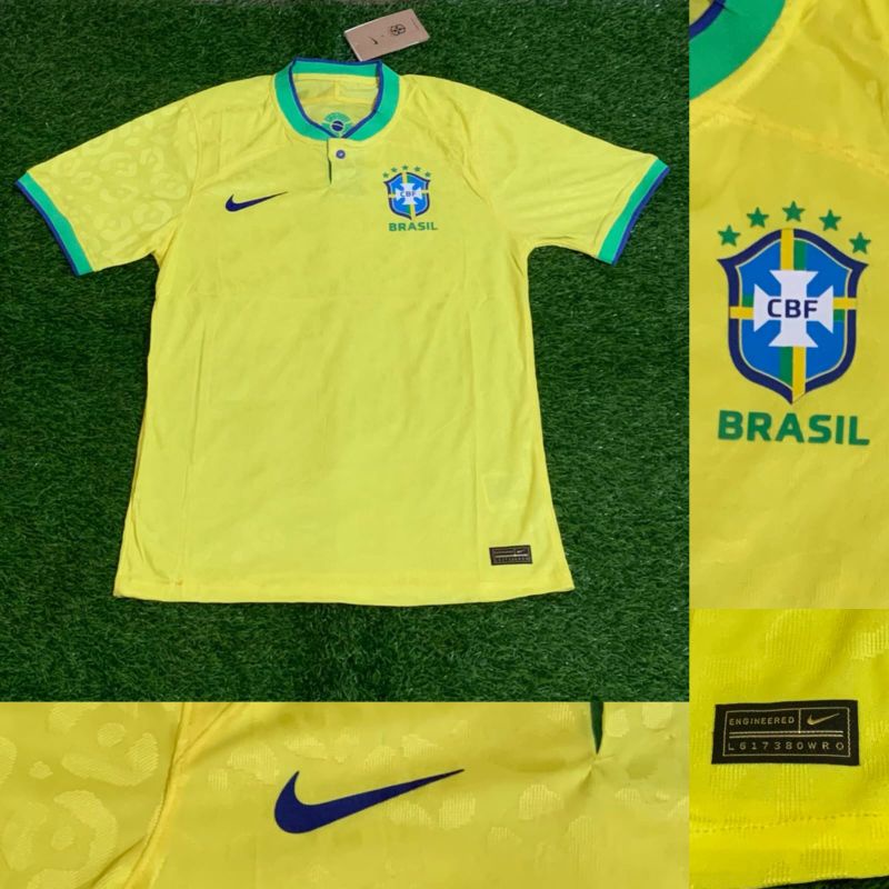 PLAYERISSUE JERSEY BRAZIL HOME 2022 GRADE ORI IMPORT