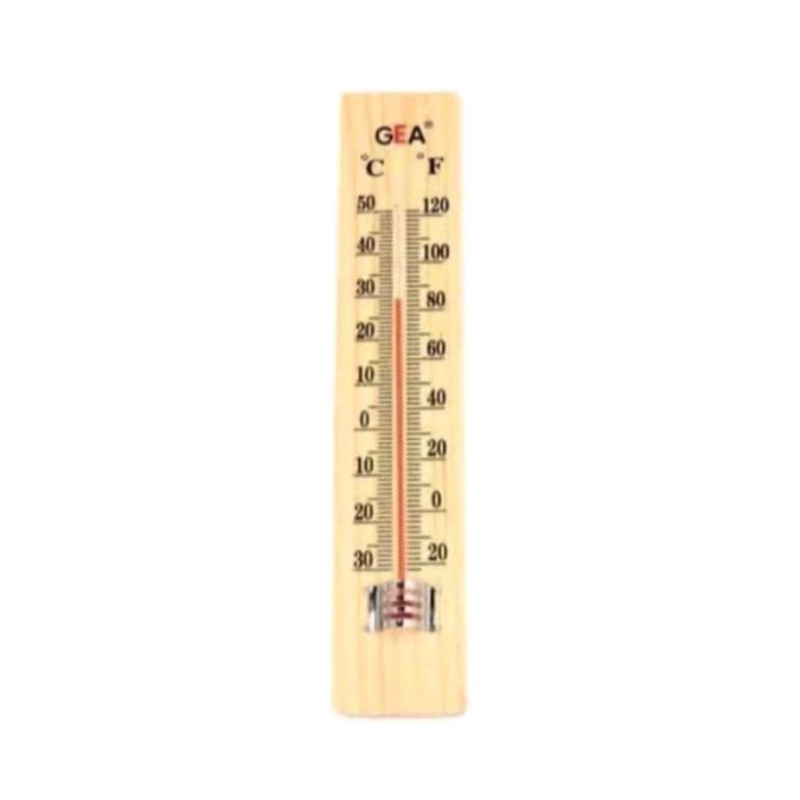 Thermometer Dinding / Ruangan Kayu GEA
