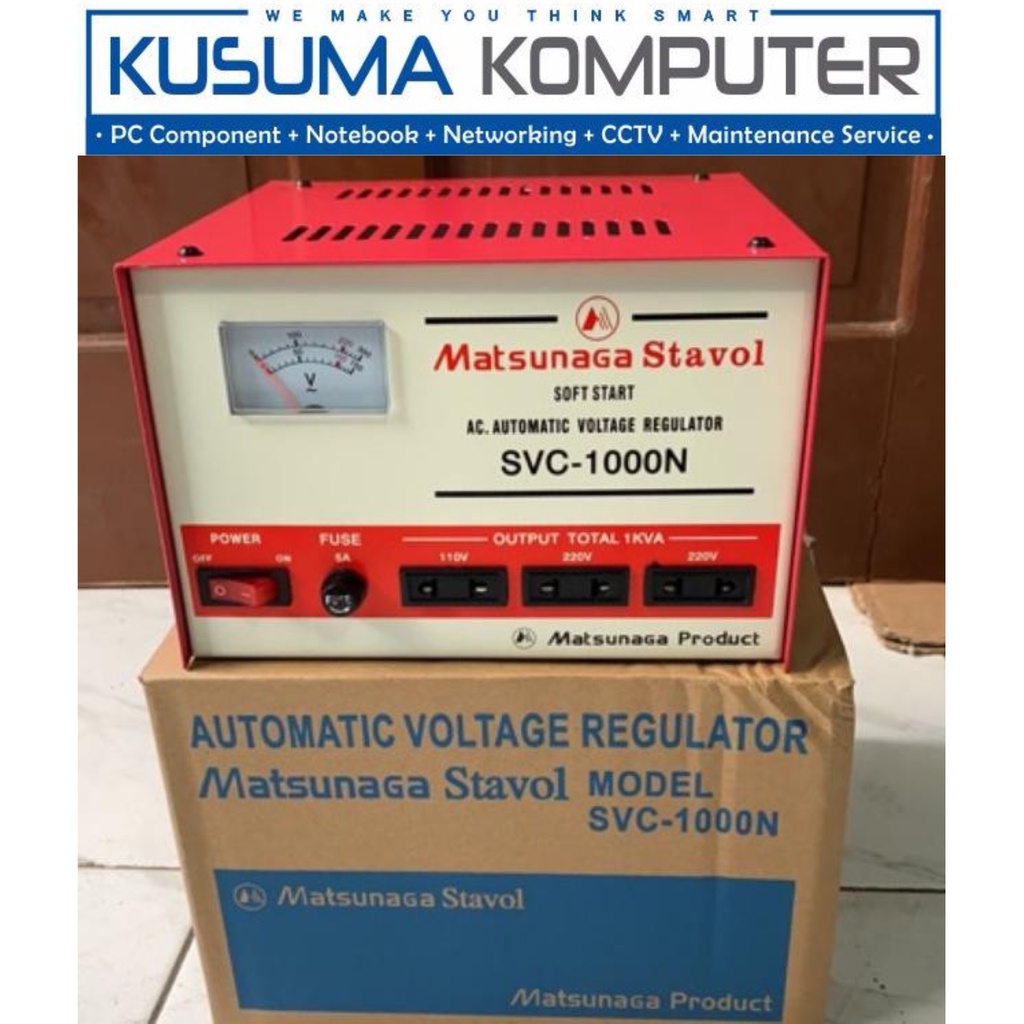 Stabilizer Matsunaga Soft Start 1000W Stavol 1000VA