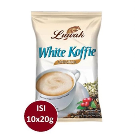 KOPI LUWAK WHITE KOFFIE 1 RENCENG ISI 10 PCS