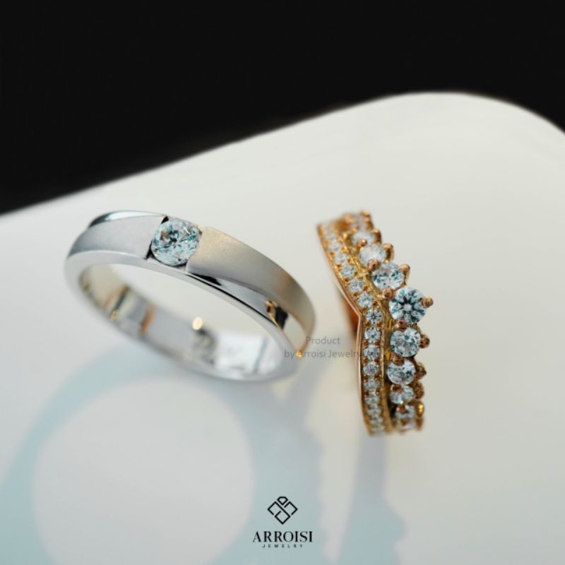 Cincin Tunangan Cincin Kawin Cincin Emas 90% Palladium 50% Semarang