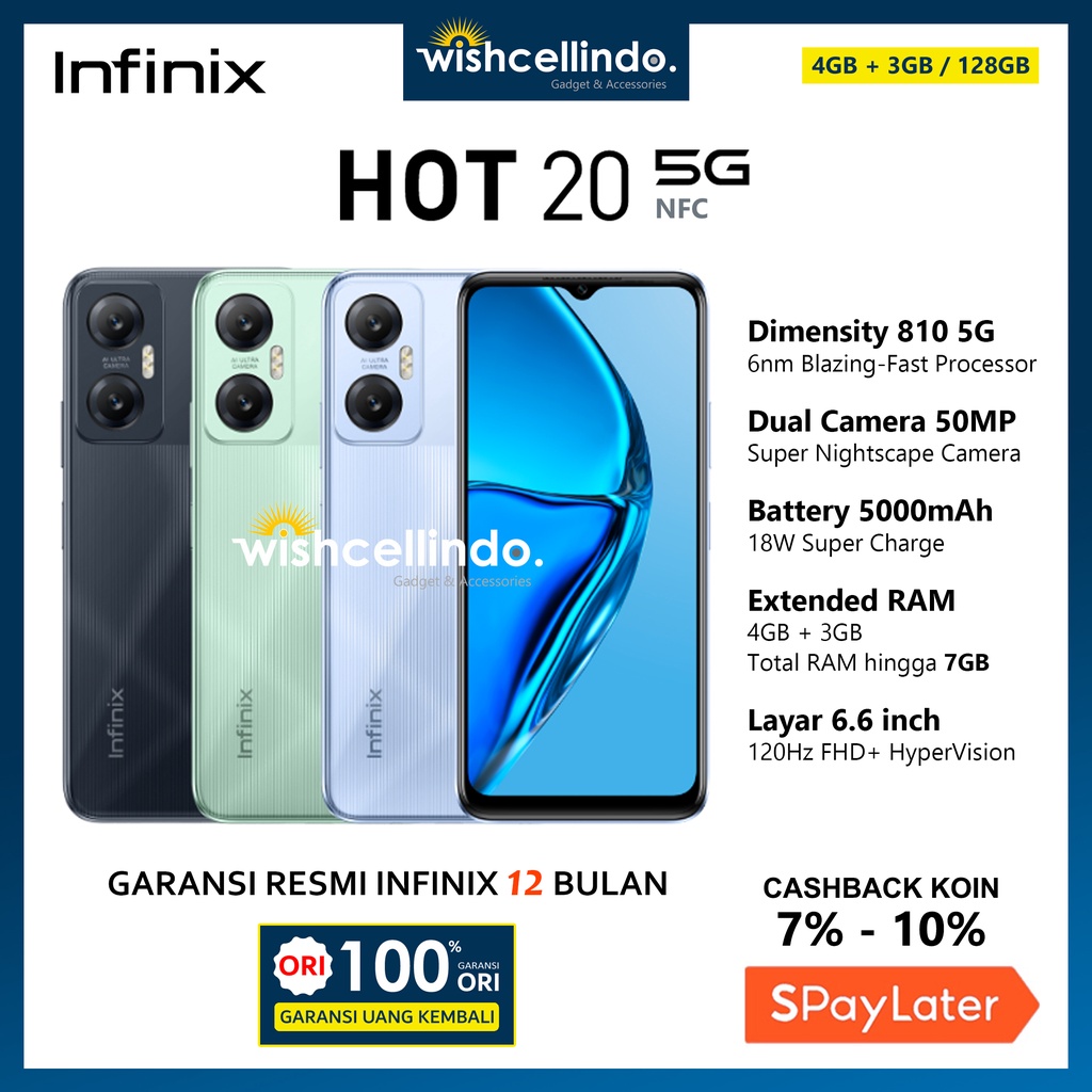 Jual Infinix Hot G Nfc Gb Hot S Gb Garansi Resmi