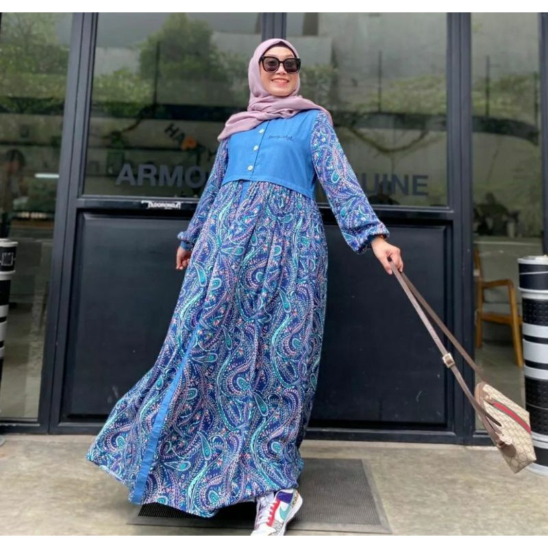 MOLISCA DRESS EAZY. DRESS EAZY TERBARU.GAMIS EAZY