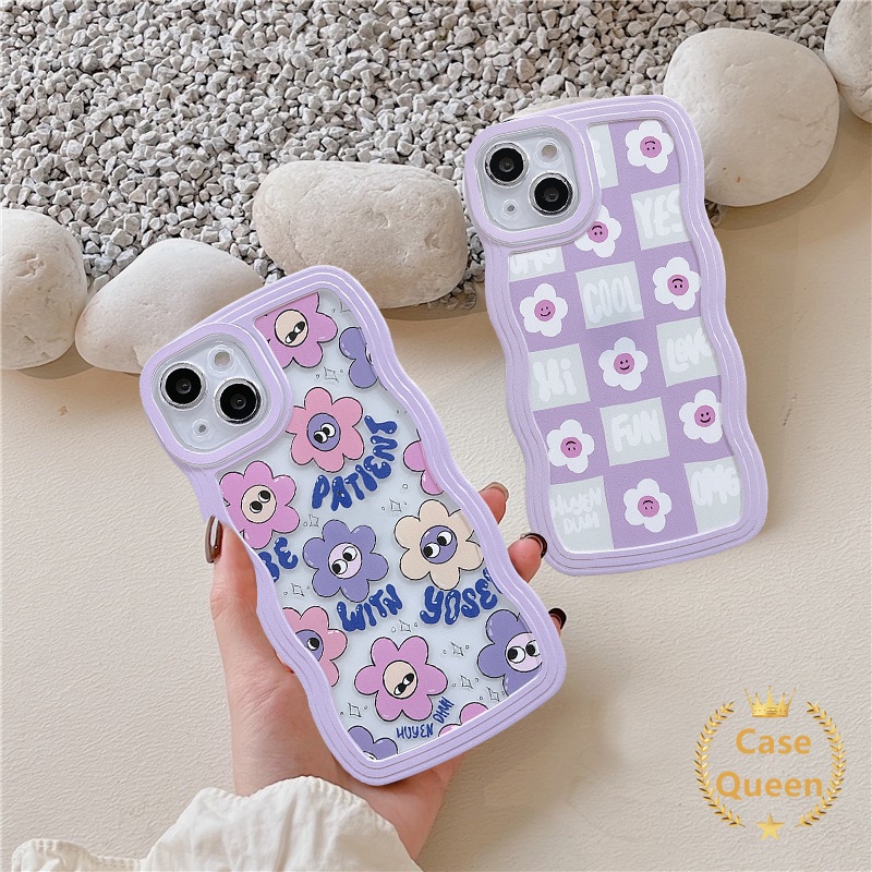 Soft Case TPU Motif Bunga Smiley Cover Samsung A12 A04s A32 A13 A50 A03s A50s A23 A22 A53 A03 A51 A52 M22 A21s A31 A30s A52s A2011