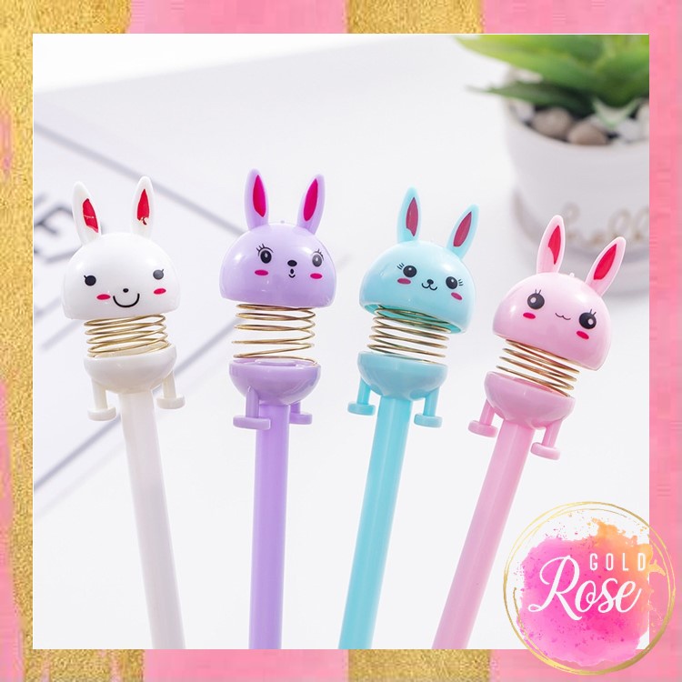 

ℛ - S5614 Pena Karakter Kelinci / Pulpen Per Bouncing / Pena Per Rabbit Stationary Murah / Pulpen Goyang Spring Doll Smile