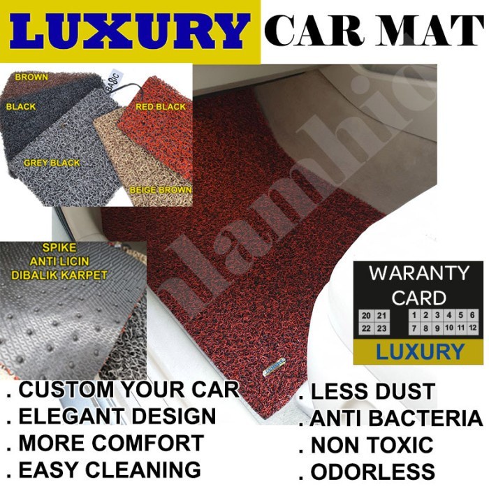 Karpet Koil Luxury Livina / X-gear 2baris Karpet Bihun Custom