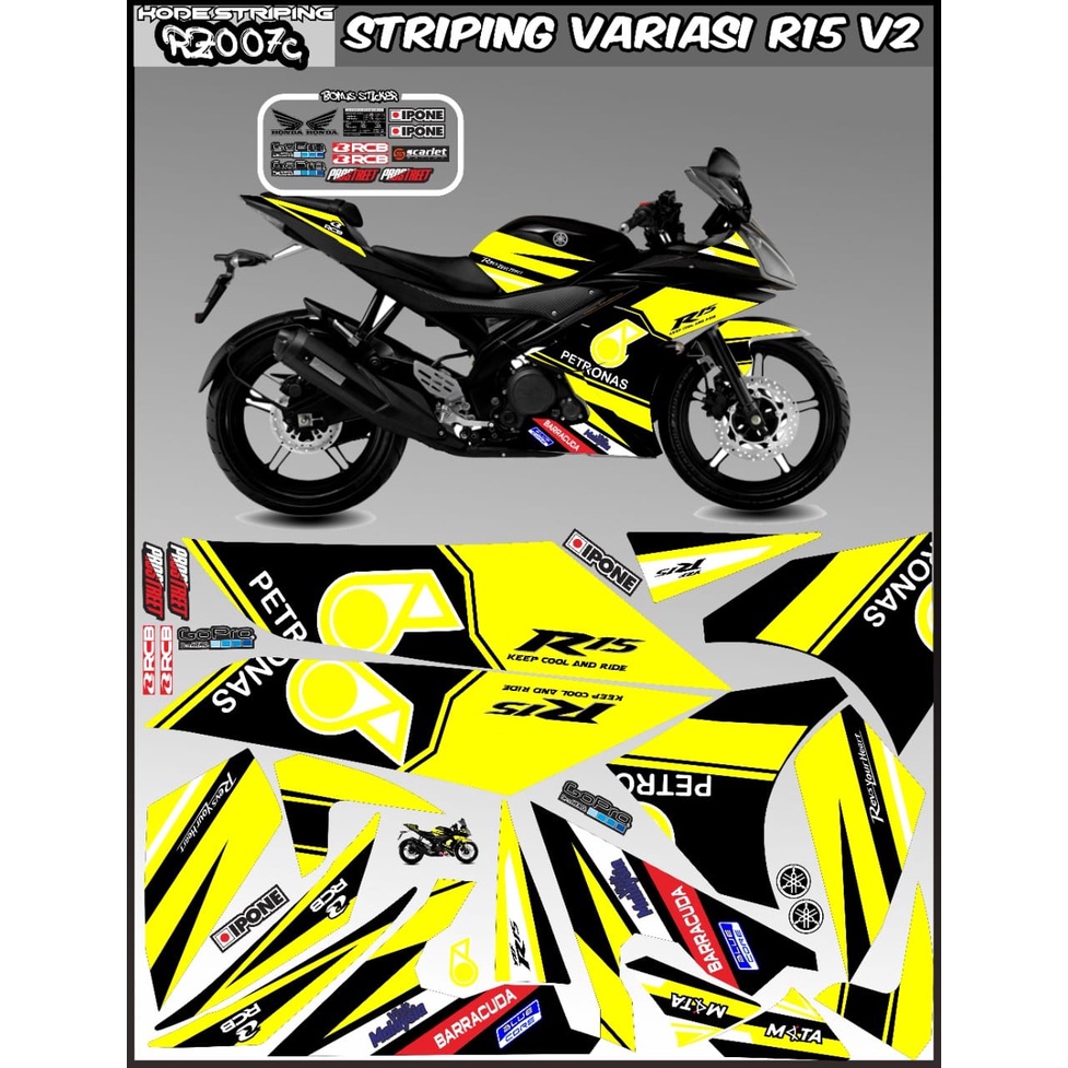 Striping R15 V2 / decal R15 V2 / variasi r15 v2