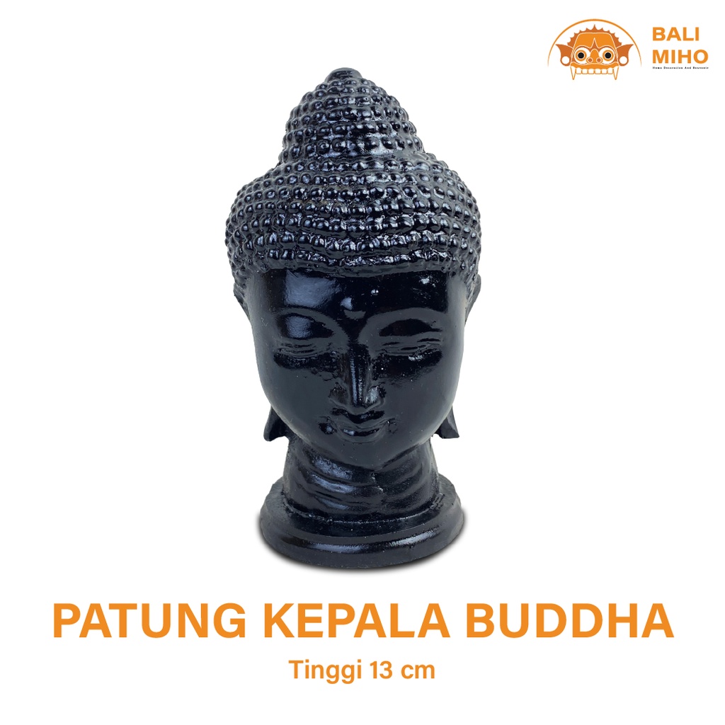 Pajangan Patung Buddha Tinggi 13 cm - Dekorasi Patung Buddha - Kepala Buddha - Dekorasi Rumah - Patu