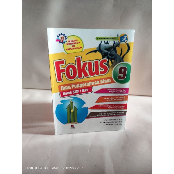 buku fokus IPA untuk kelas 9 SMP