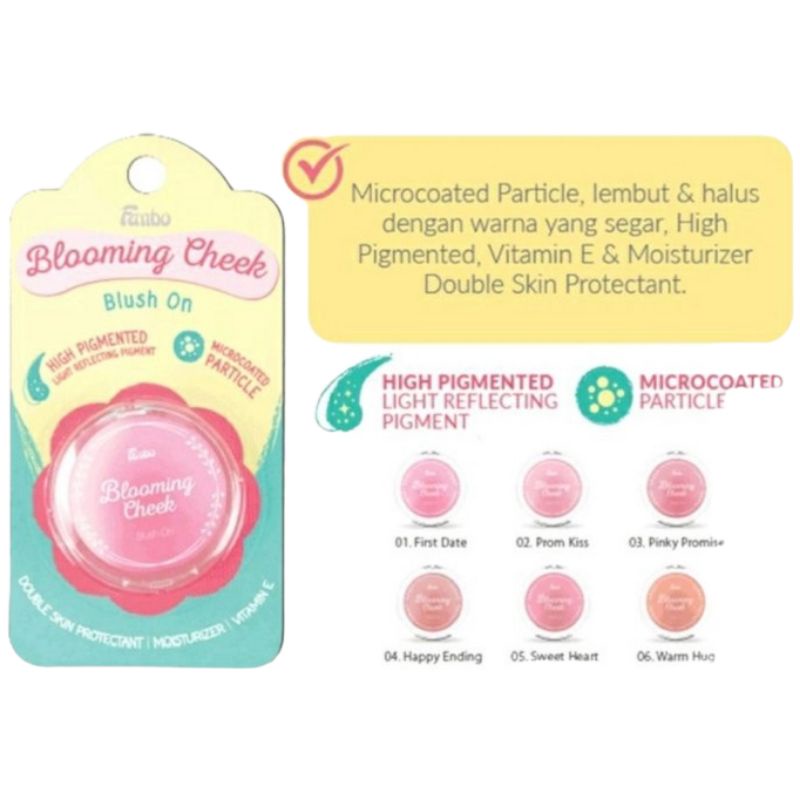 Fanbo Precious White Blooming Cheek Blush On | Pemulas Pipi