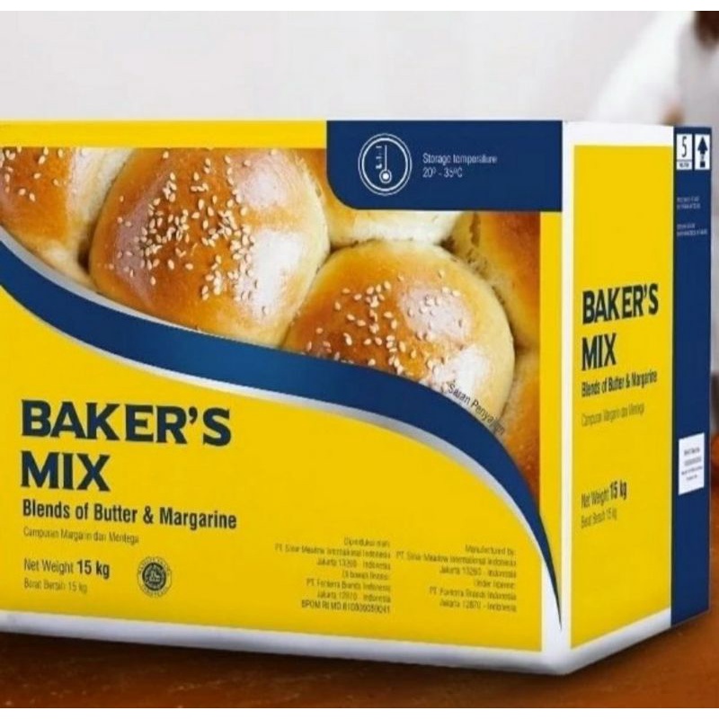 

Baker's Mix/Butter bland 500Gr Repack/Campuran Mentega Margarin Untuk Kue dan roti