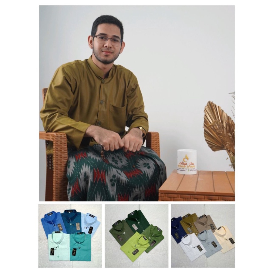 Baju koko DAAR INAT, koko haibah, koko murah, busana muslim, pria
