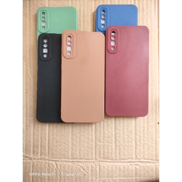 Type Hp Samsung A70/A70S Soft case/slikon/kondom/case terbaru macaron pro camera/kamera