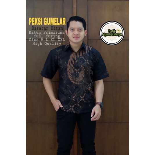 Atasan kemeja BATIK PRIA LENGAN Pendek KERIS MODERN PREMIUM BAJU ATASAN BATIK COWOK ORIGINAL PRABUSE