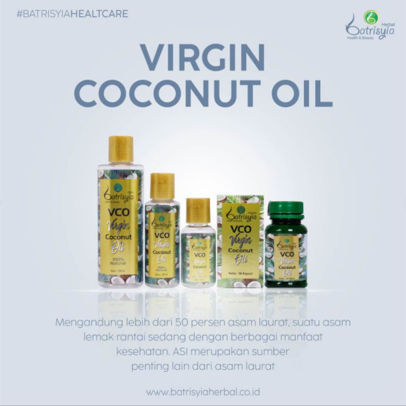 VCO (60ml)/VCO  BATRISYIA/ VIRGIN COCONUT OIL/ OIL/ COCONUT / VCO VIRGIN COCONUT OIL