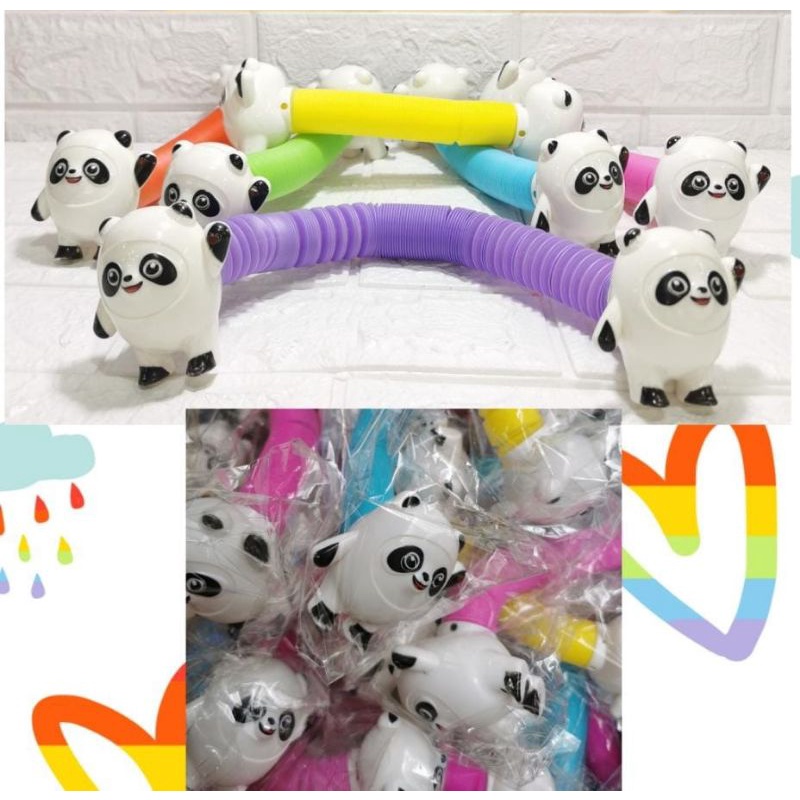 Mainan Pop Led Karakter Unicorn  &amp;  Panda, Lobster, Polos, Octopus, lebah