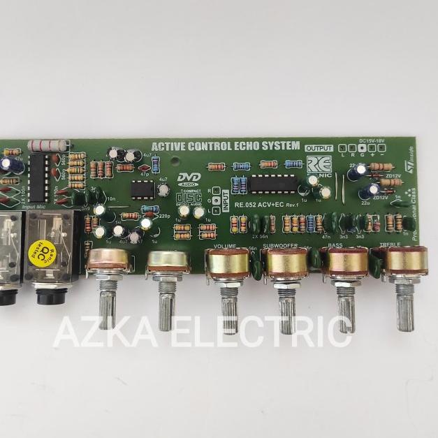 Kit Tone Control Stereo Mic Echo Subwoofer