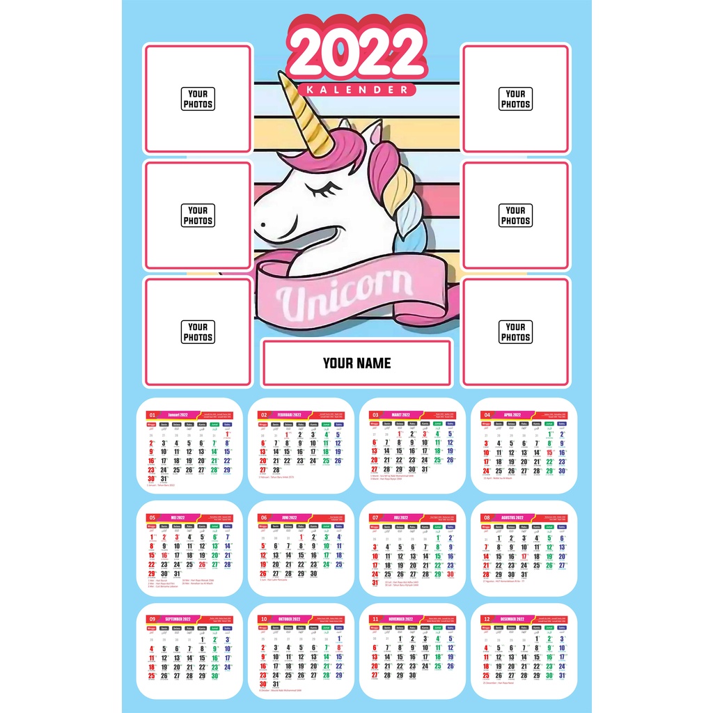 

Kalender 2023 Karakter Anak 1-2 lembar