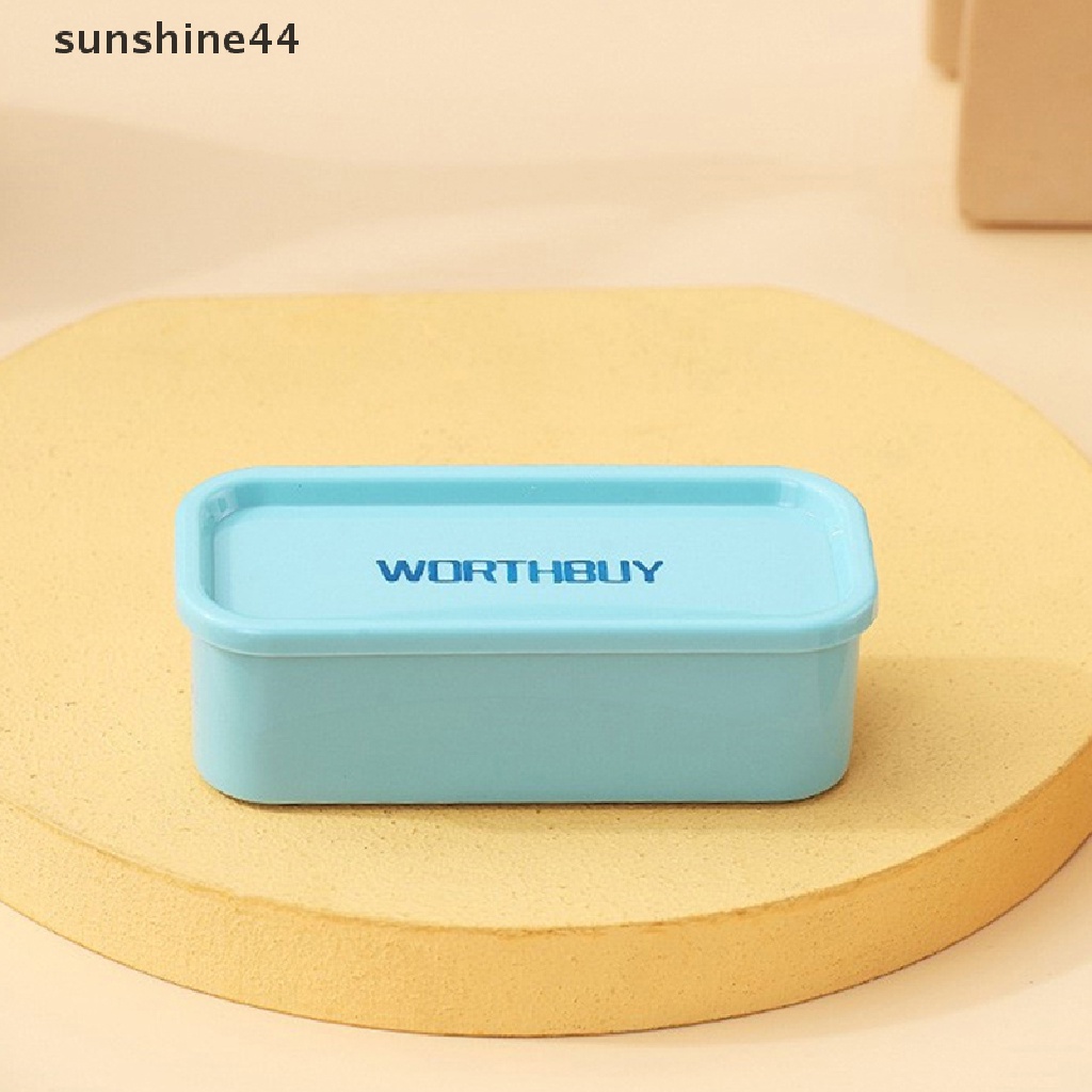 Sunshine Ins Kotak Organizer Cotton Bud / Kapas Portable Anti Debu Untuk Travel