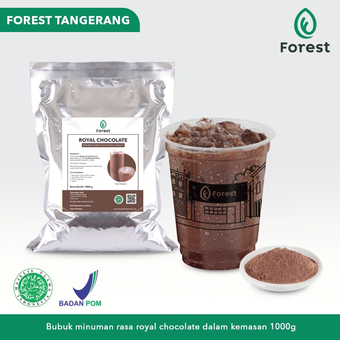 

Bubuk Minuman Powder Rasa ROYAL CHOCOLATE DARK CHOCOLATE Powder 1kg - FOREST Beverage Tangerang