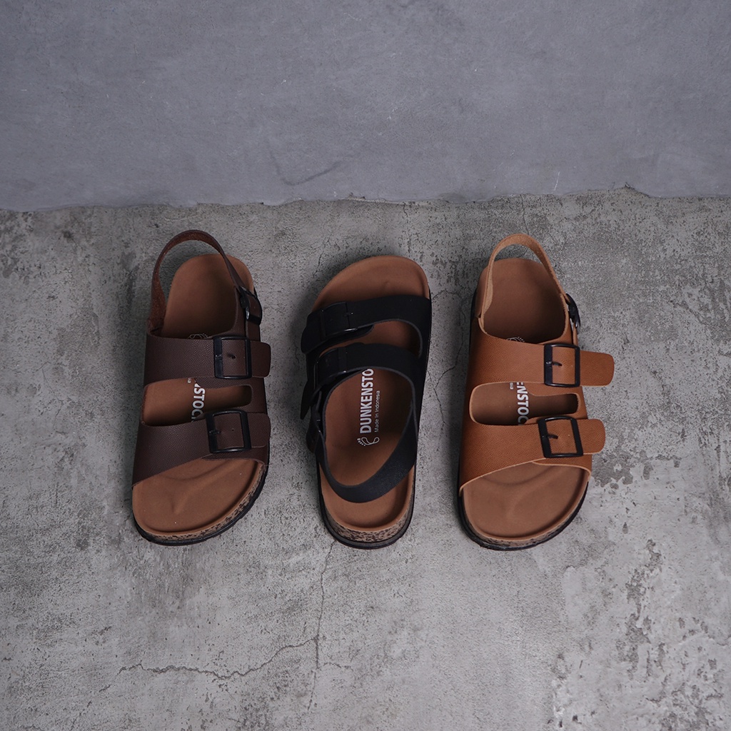 DUNKENSTOCK MILANO Sandal pria casual model ban dua