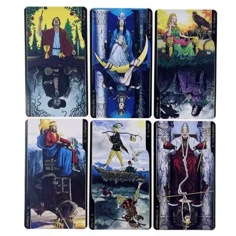 Tarot of Oppositions 9.8x5.7cm kemasan kaleng include guide paper