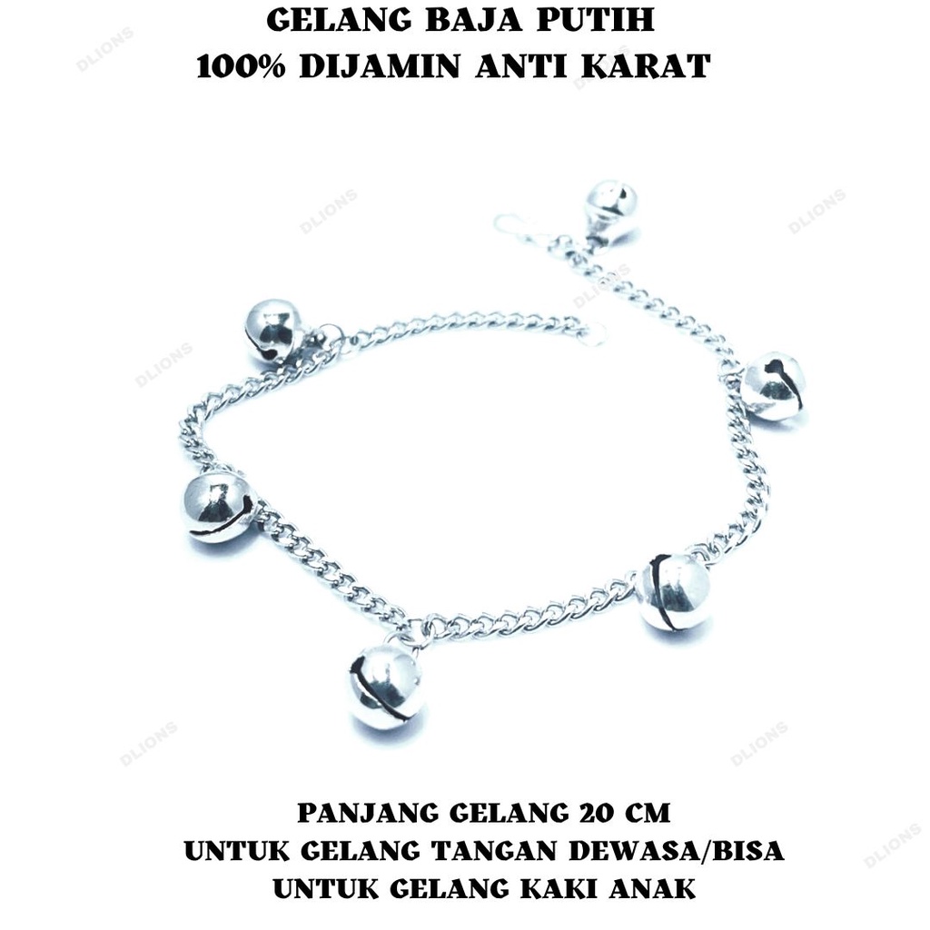 GELANG TANGAN WANITA,GELANG MONEL,GELANG KRINCING WANITA,GELANG RANTAI WANITA,BISA UNTUK GELANG KAKI ANAK,PANJANG 20 CM,DIJAMIN ANTI KARAT