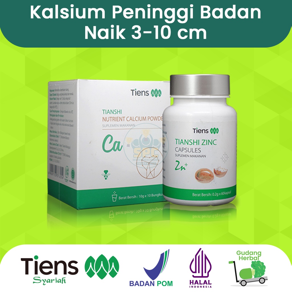 Peninggi Badan TIENS | Kalsium TIENS
