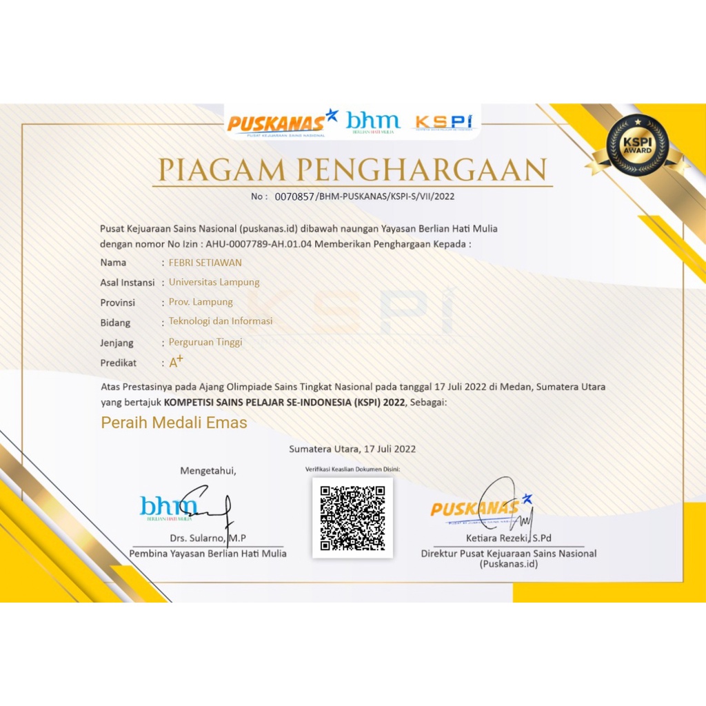 Jasa Desain Sertifikat Murah