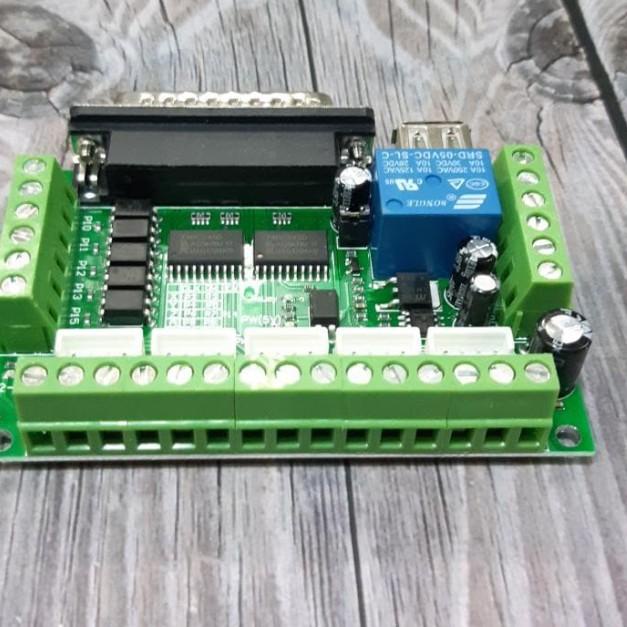 New 5 Axis CNC Controller Board Mach3 Interface USB LPT 12v-24v