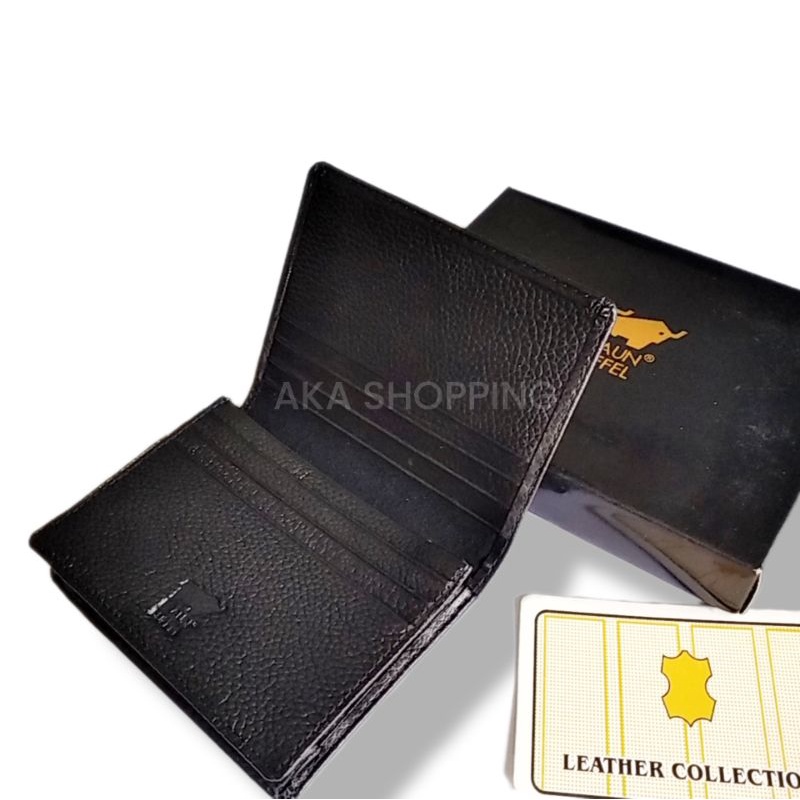 Dompet Kartu CardHolder Kulit Sapi Asli 100%