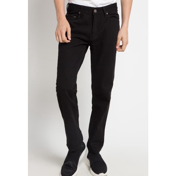 Carvil Jeans Pria JEANS BEN-BLK BLACK