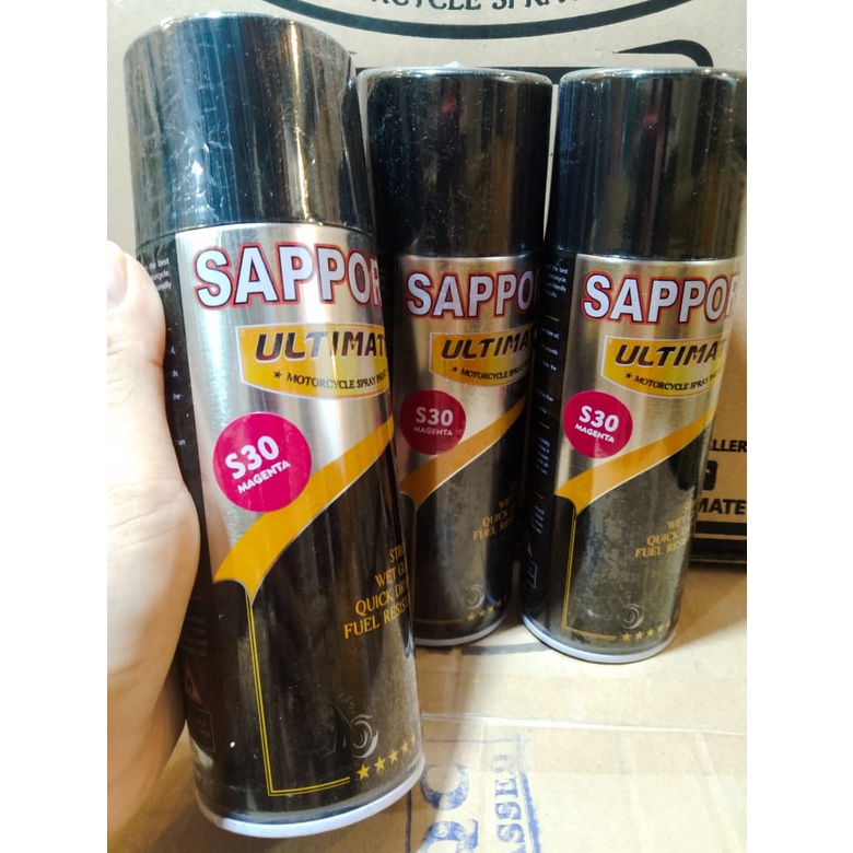 cat spray pilok pilox cat semprot sapporo ultimate saporo ultimate s30 magenta s 30 pink magenta 400ml