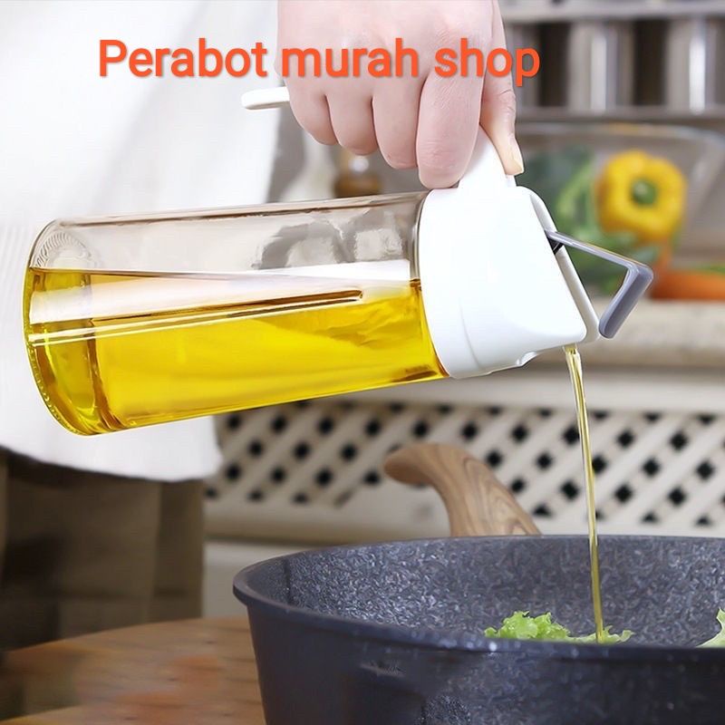 Botol minyak/botol minyak kaca 500 ml/botol kaca/wadah minyak/botol multifungsi