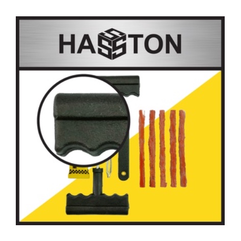 HASTON TIRE REPAIR KIT ART.0230-100 / Tambal Ban Haston / Alat Tambal Ban Tubbless