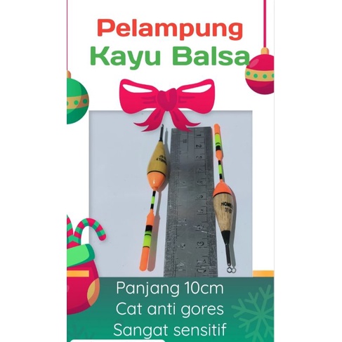 Pelampung kumbul Kambangan Pancing Bahan Kayu Balsa
