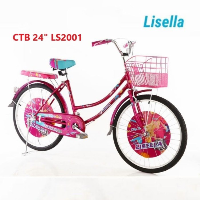 Frame Sepeda Mini Dewasa Keranjang City Bike 24 Inch Atlantis