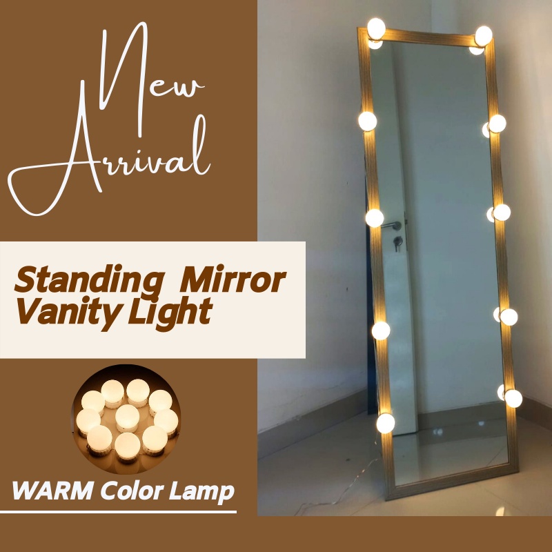 Cermin Standing Mirror Dekorasi Rumah Cermin Rias Vanity Miror Aesthetic Full Body Berdiri Penghias Kamar Minimalis Perlengkapan Dekorasi Kaca Untuk Selfie MUA Buat Mak Up Besar Sudut Kamar Kaca Pinteress