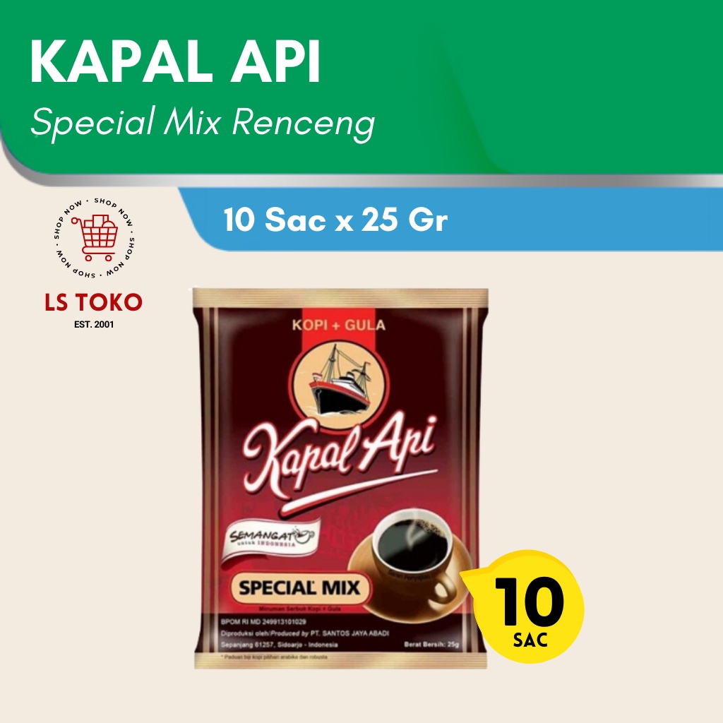 

Kapal Api Spesial Mix (10sac X 25gr)