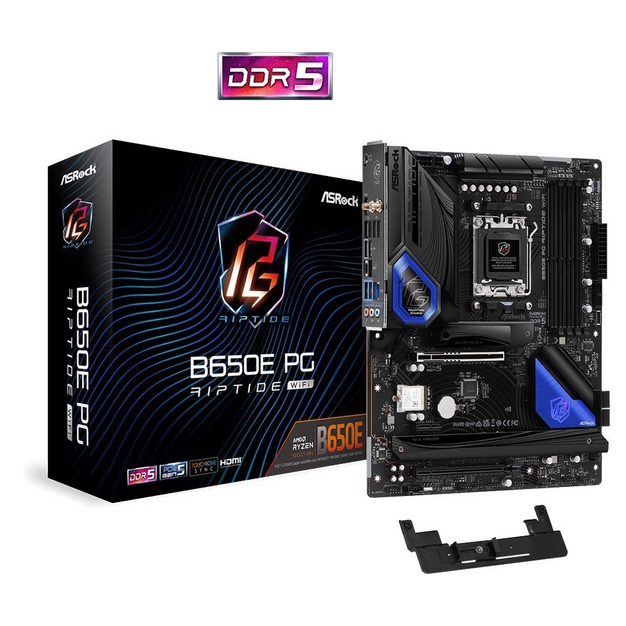 ASROCK B650E PG Riptide WiFi | Motherboard AMD B650 Ryzen AM5