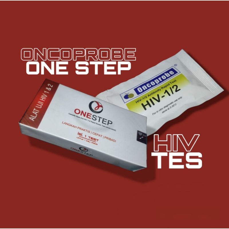 Jual HIV TES ONCOPROBE GENERASI 4 & ONESTEP HIV TES ORIGINAL Shopee