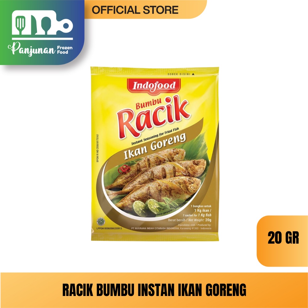

RACIK BUMBU MASAK INSTANT IKAN GORENG 20 GRAM