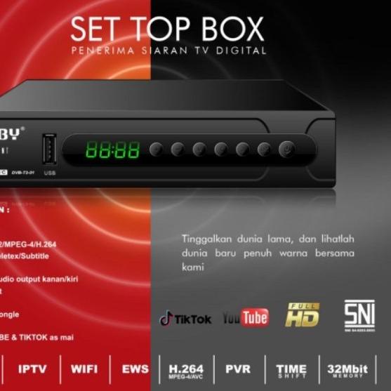 SET TOP BOX LUBY DVB T2 01/ LUBY DVB-T2-01/ LUBH SET TOP BOX - STB LUBY