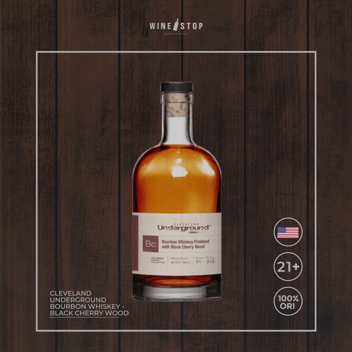 Jual CLEVELAND UNDERGROUND BOURBON WHISKEY BLACK CHERRY WOOD 750ml Shopee Indonesia