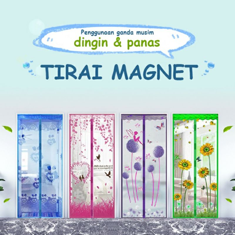 TIRAI PINTU MAGNET ANTI NYAMUK KARAKTER