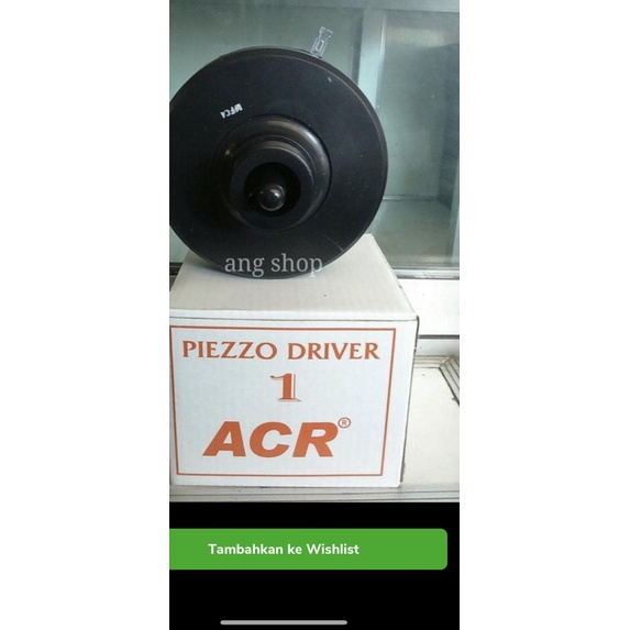 Driver Tweeter 300W ACR Piezo Driver 1 Driver Horn Tweeter