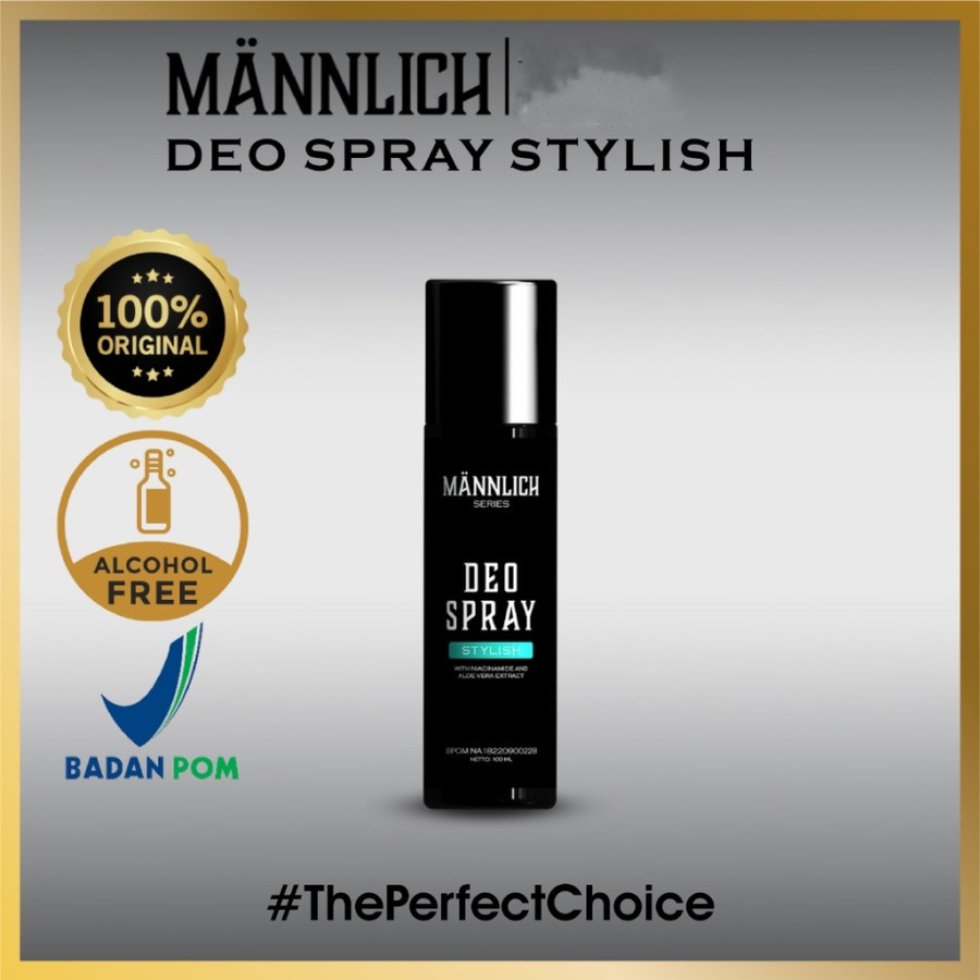 MANNLICH DEO SPRAY 100 ML - DEODORANT