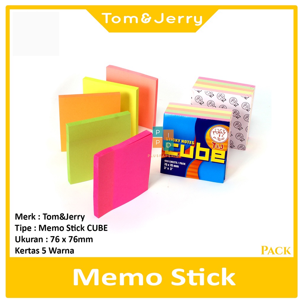 Jual Tom Jerry Sticky Notes Warna Cube Pack Shopee Indonesia