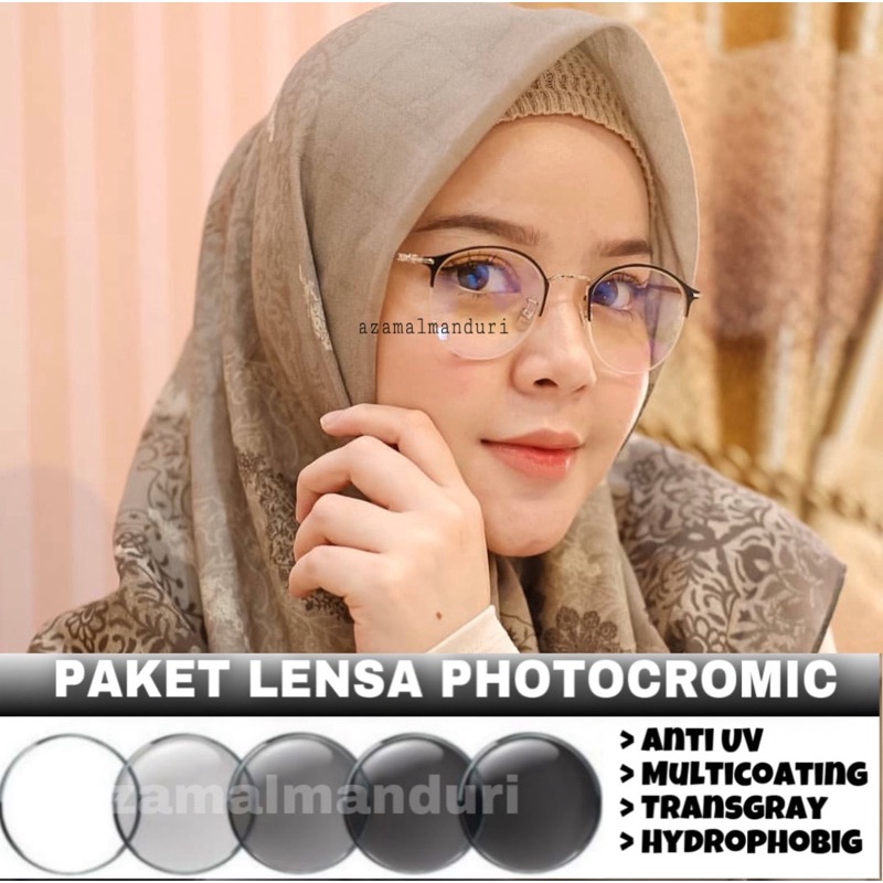 Kacamata Minus Antiradiasi | Kacamata 1303 | Kacamata trendy | Kacamata photocromic